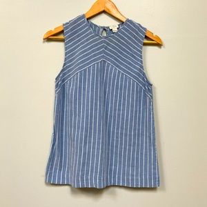 J. Crew Denim Striped Tank
